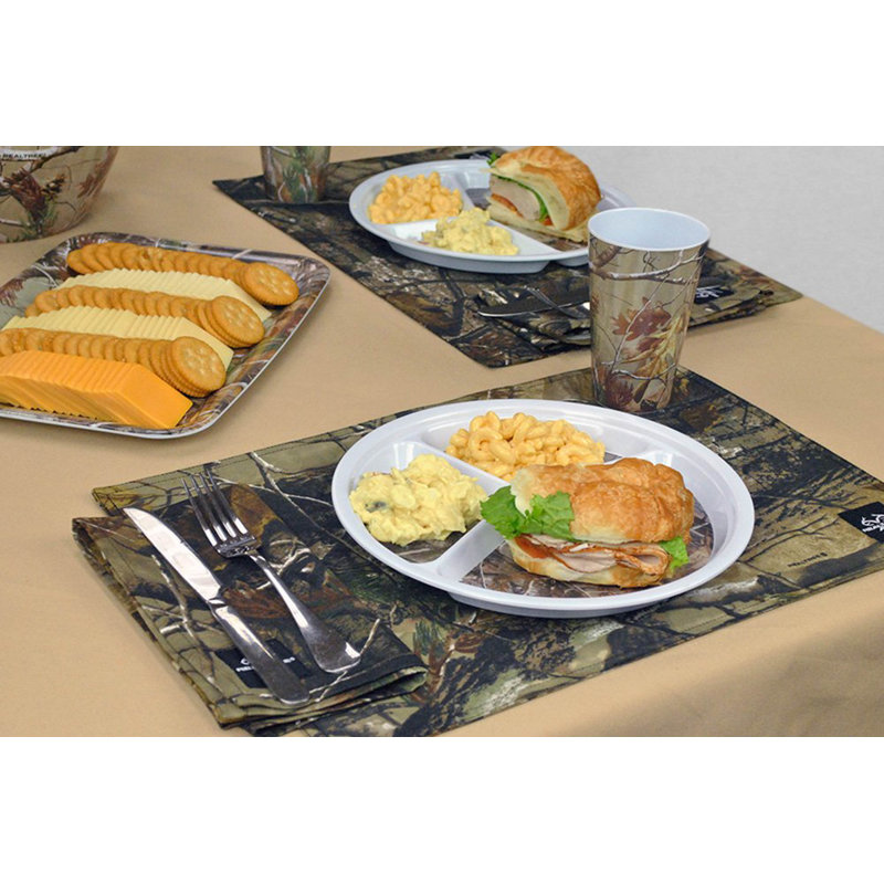 Plateau de service en mélamine realtree Adira, H 5 po x l 18 po x L 13 po
