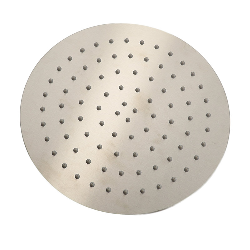 Système de douche complet avec valve brute Louth, Nickel brossé