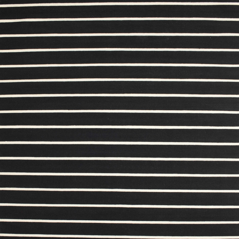 Tapis contemporain noir / blanc, Carré 8 pi