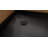 DreamLine SlimLine 30 inch D x 60 inch W x 2 3/4 inch H Single Threshold Black Alcove Shower Base with 2 inch Matte Black Left Round Drain-118322198-118322200
