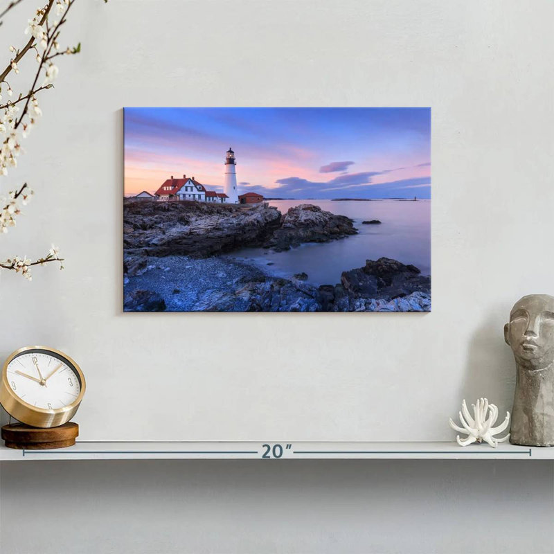 Aletra Portland Head Light Cliff, 8" H x 12" W