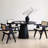 Black Round Solid Wood Dining Tables-1721882085
