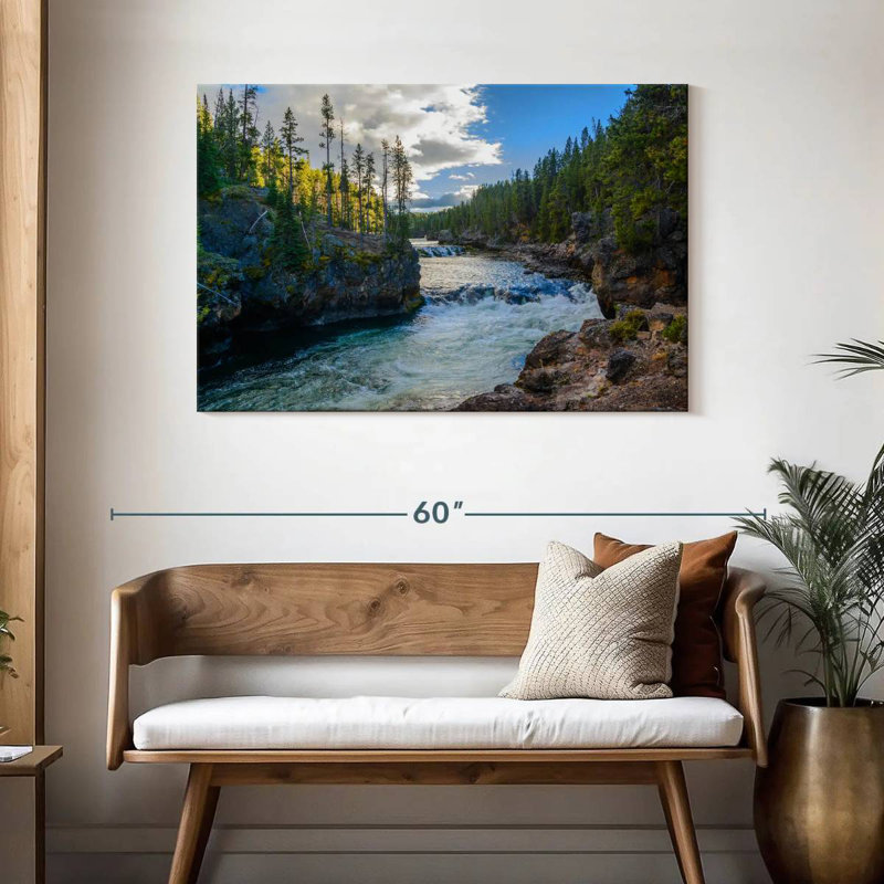 Alvord Yellowstone Autumn River, H 30 po x l 45 po