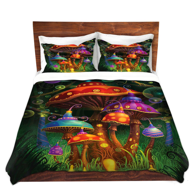 Ensemble de housse de couette enchanted soirée, 1 housse de couette grand + 2 taies standards