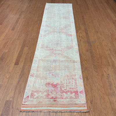 Bungalow Rose Handmade Turkish Oushak Wool Runner