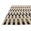 Tapis noir et blanc Ponce