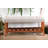 Charla Fabric & Oak Finish Bench-285349624
