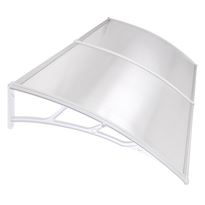 Toile pour auvent pour fenêtre, H 10,2 po x l 79 po x P 38,6 po, Blanc