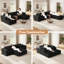 Canapé modulaire Boneless Latitude Run® de 137 po avec 2 repose-pieds, canapé rembourré minimaliste moderne, canapé en U confortable pour le salon, canapé d'angle à assise profonde, aucun assemblage requis-26868095