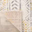 Tapis géométrique gris / jaune / ivoire-1729562599