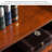 Retro Cherry Wood Solid Brown Bookcase
