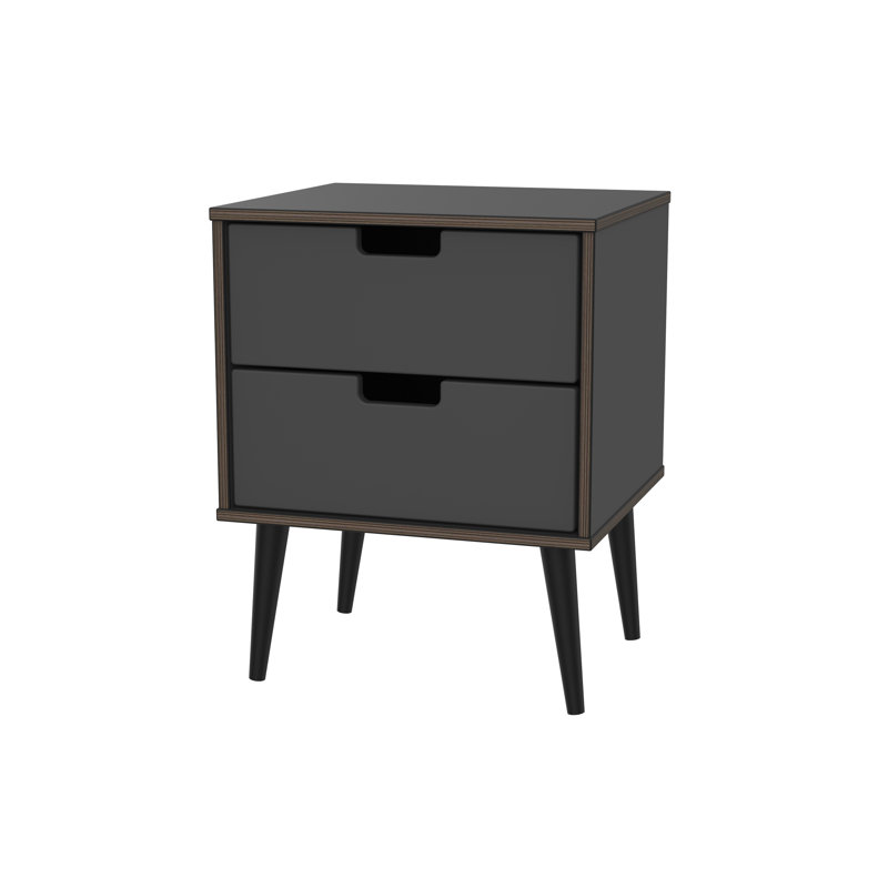 45cm W Manufactured Wood Bedside Table