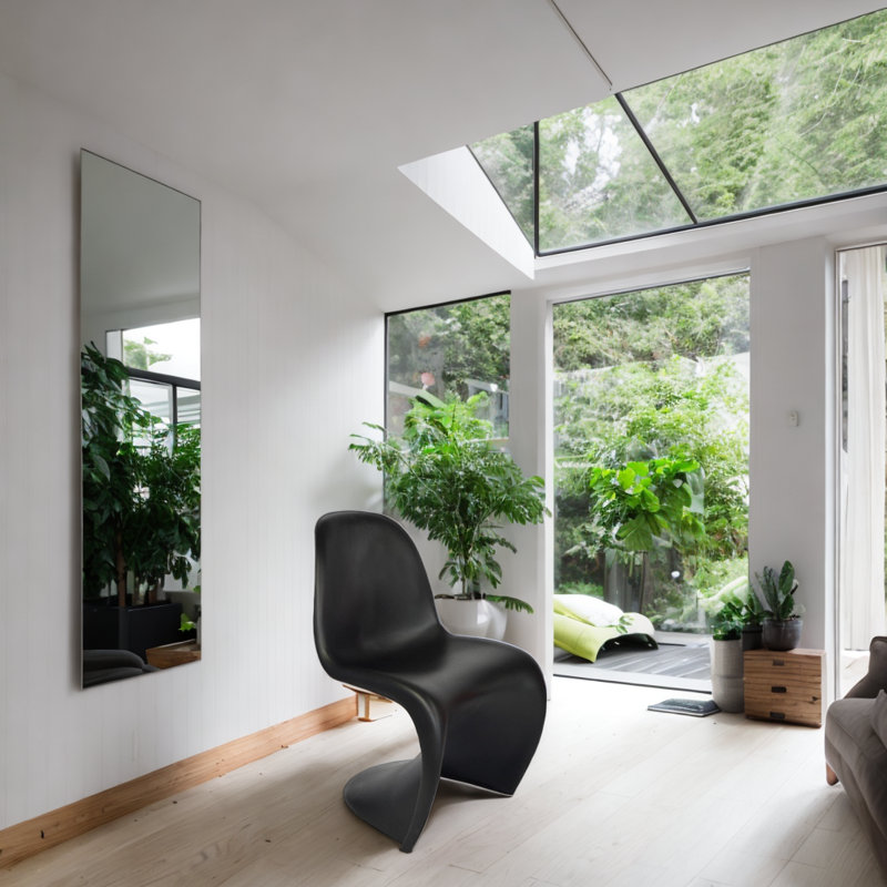 Chaise Khailani Notnep Matt, Noir