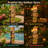 12.6" Solar Powered Tiki Figure with Lighted Torch Garden Statue