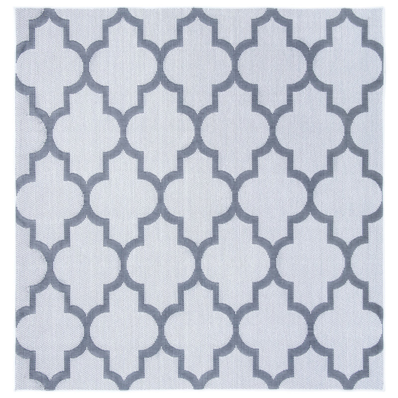 Murielle Performance Machine Washable Geometric Indoor/Outdoor Area Rug, Square 6'7"