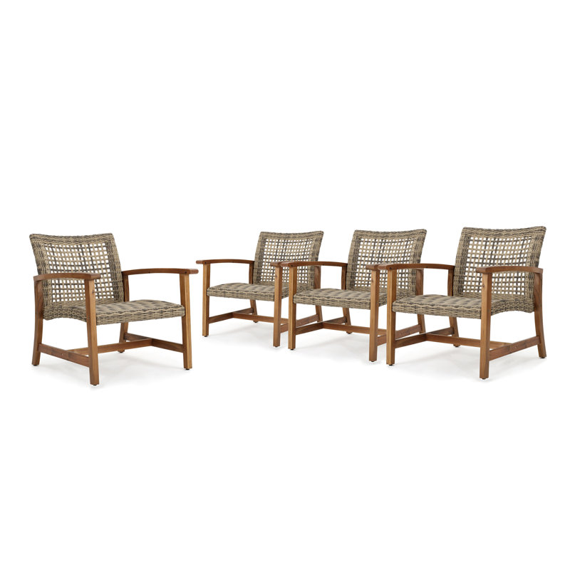 Chaise de patio Baldivis, Brun