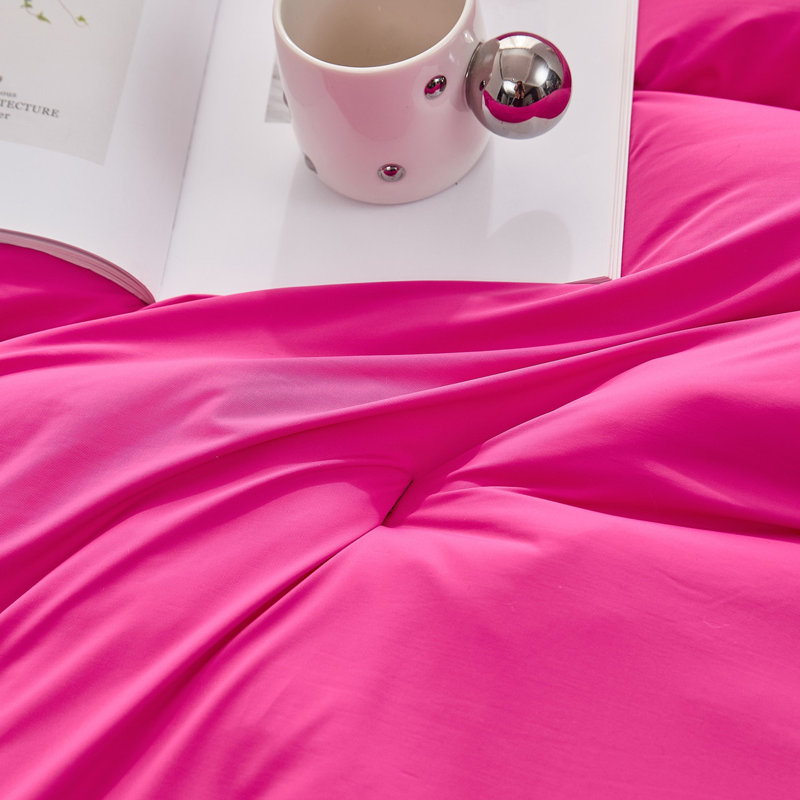 Look At This Thicky - Coma Inducer® Oversized Comforter Set - Standard Thicky, Queen Comforter + 2 Standard Shams, Pink
