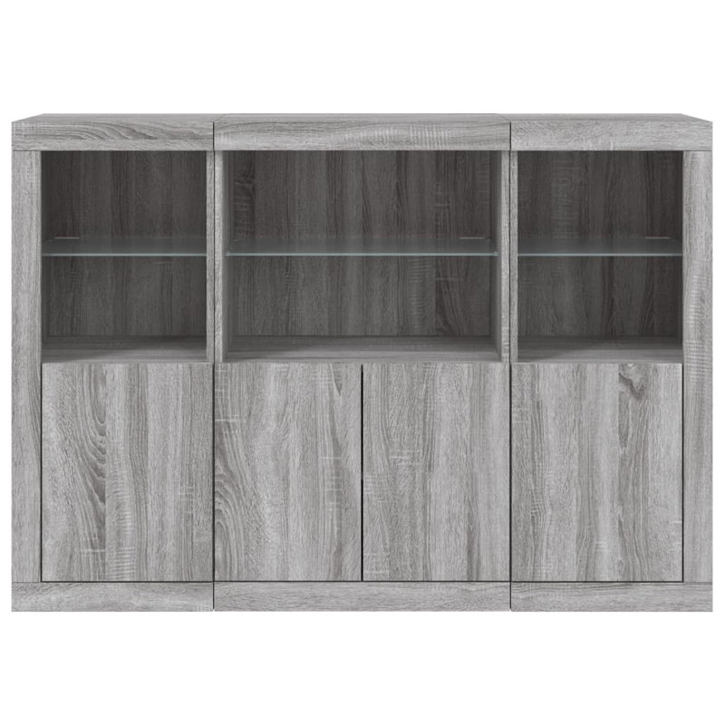 Aznar 142.5cm Sideboard, Grey Sonoma