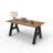 Serenity A-Frame Executive Writing Desk, 72x30, Walnut Strand Top-441533087-441533075