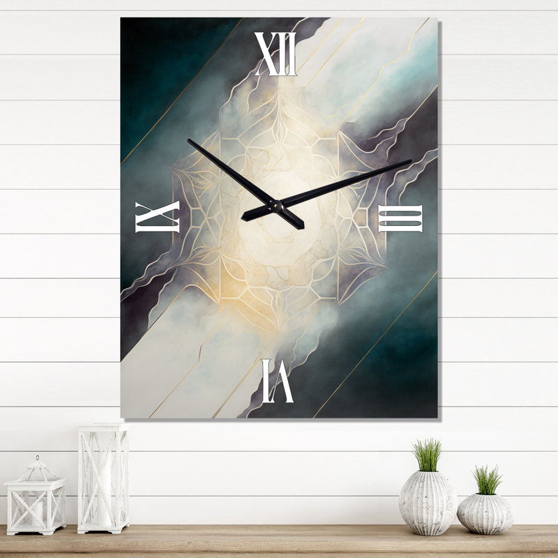 Horloge murale Ancien sacré rétro Designs III, Moyen
