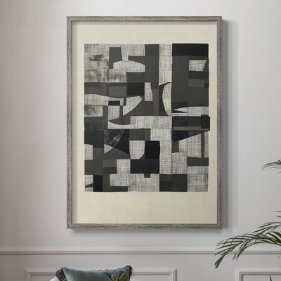 Série ABSTRACT DCCDXCI, reproduction encadrée - bois massif
