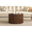 Table basse ronde à plateau relevable avec rangement caché, design moderne en bois cannelé pour le salon, durable et élégant-72063366