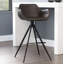 Owen Swivel Upholstered Stool with Metal Frame-422300749-420988594