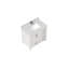 Meuble-lavabo de salle de bain 35 po, armoire de salle de bain autoportante en bois avec lavabo et trou de robinet en blanc