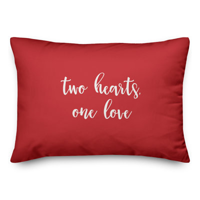  Coussin Two Hearts One Love