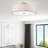 Bazilijus Linen Blend Semi Flush Mount-354253634