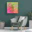 Art mural sur toile tendue - «Bright rose garden B» de Suzanne Allard pour décoration de salon, de chambre à coucher ou de bureau - 14 x 14