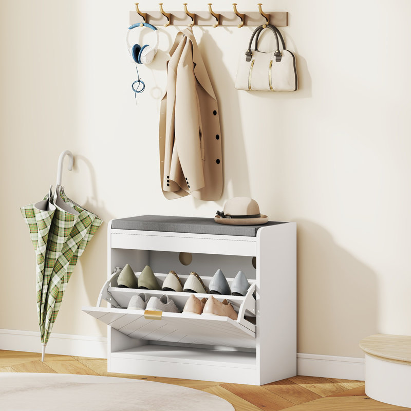 5 Pair Flip Down Shoe Storage