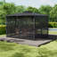 2.7m x 3.6m Metal Pergola