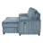 Poland Charcoal Reversible Sectional With Pull-Out Bed-1466919142