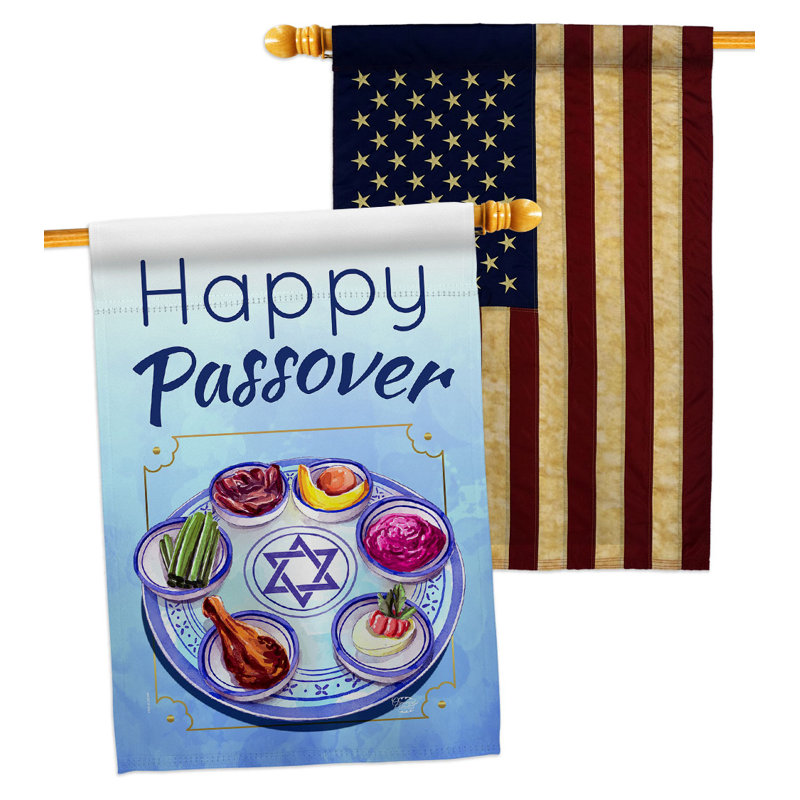 Drapeau de maison en polyester 40 x 28 po à 2 côtés