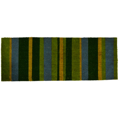 Lovettsville Non-Slip Striped Outdoor Doormat