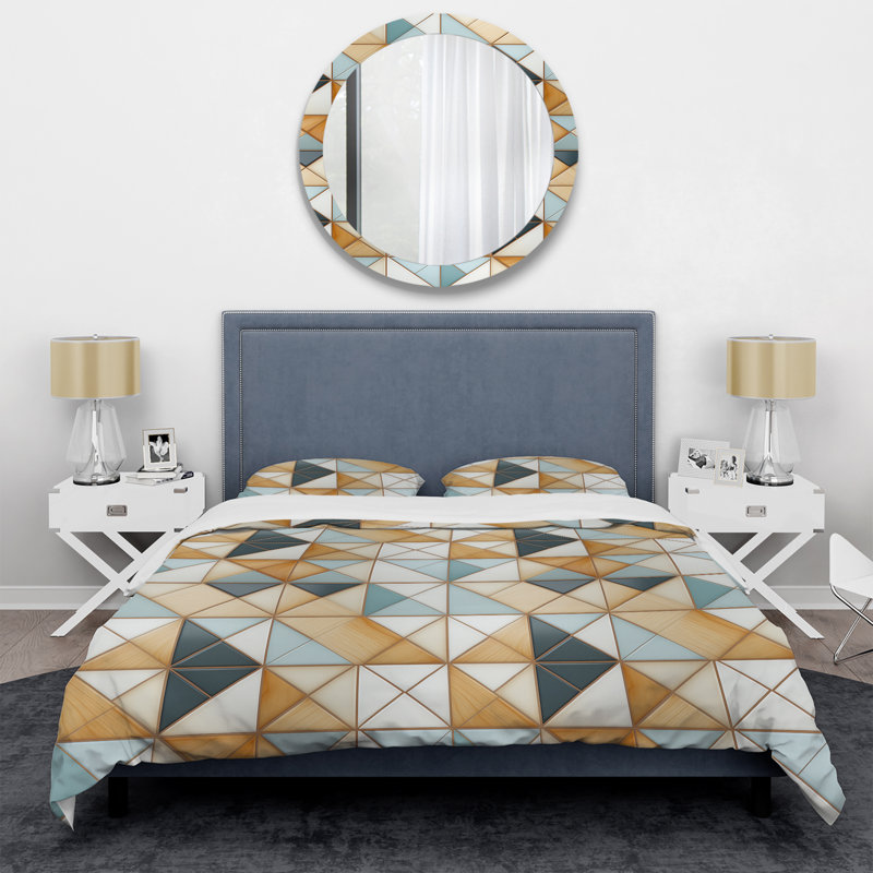 Ensemble de housse de couette en microfibre gris et blanc, Housse de couette pour très grand lit et 2 très