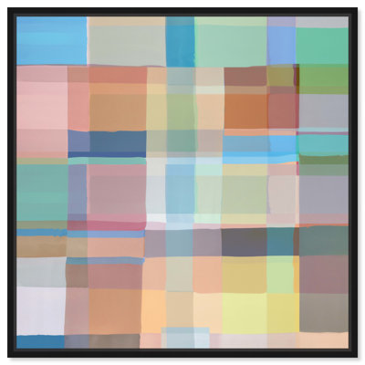 Color Board 2 Canvas Retro Geometric Abstract Wall Art by Corrigan Studio®