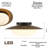 Haines Glass LED Flush Mount-1194966225