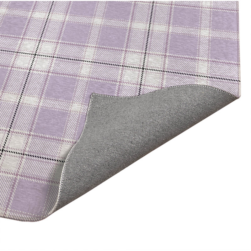 Billy Tartan Non-Slip Outdoor Rug, Rectangle 5' x 7'