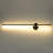 Macaullay   39.37inch1 - Light Black Flush Mounted Sconce