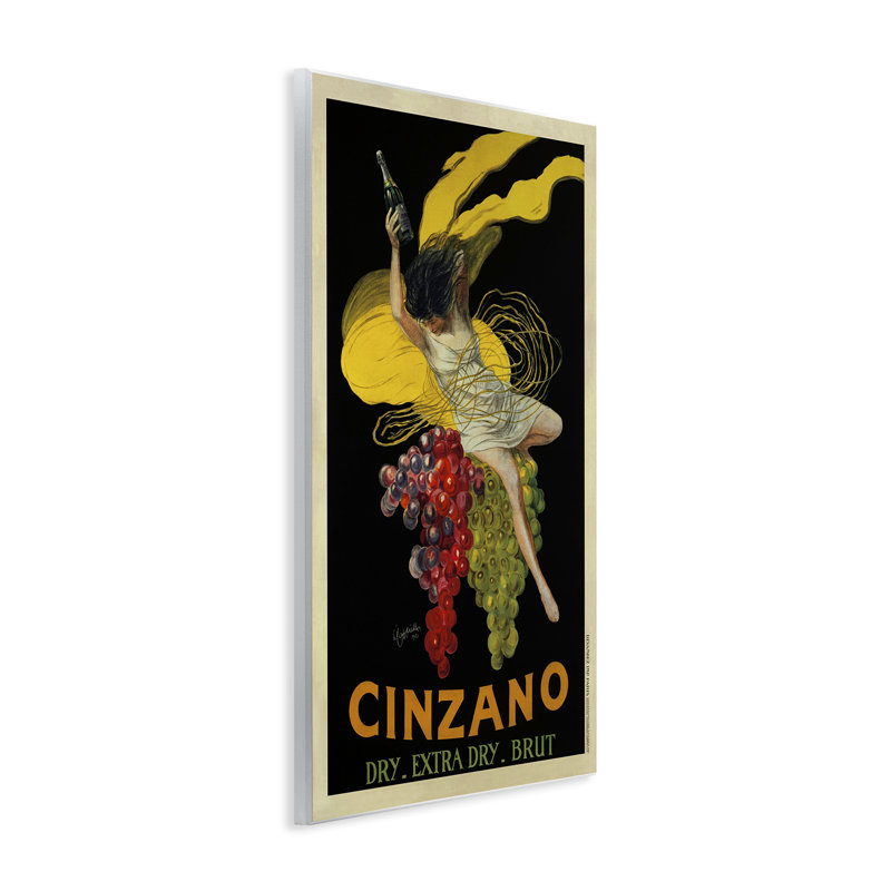 Affiche rétro avec plaque de raisin, conception de Marcello Nizzoli, H 19 po x l 13 po