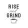 Riand Grind Coffee Cup - Wrapped Canvas Textual Art Print