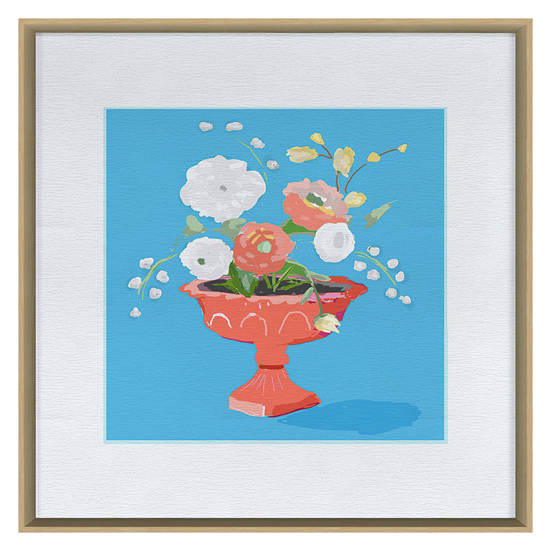 Vase 2 Print by Dana Gibson, Maple, 50" H x 50" W x 1.63" D