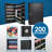 200 KEYS ADJUSTABLE KEY LOCK BOX BLACK