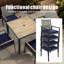 Ensemble de mobilier d'extérieur pour patio - table en bois d'acacia et chaises en rotin 5 pièces, ensemble de conversation toutes saisons-885073922-885073923