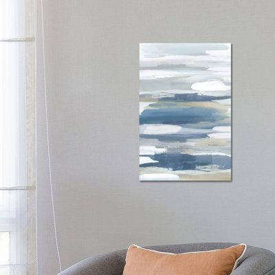 Intuition Blue by Jackie Hanson - Wrapped Canvas Print