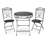 Watkinsville 2 - Person Metal Patio Dining Set with Round Table