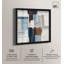 Décoration murale de bureau Cool Tones II Shadowbox par Art Remedy, cadre noir, 20 x 20-756745683-756745688