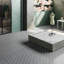 Reef 5" Fishscale Polished Pearl Terrazzo Mosaic Tile-1949680263